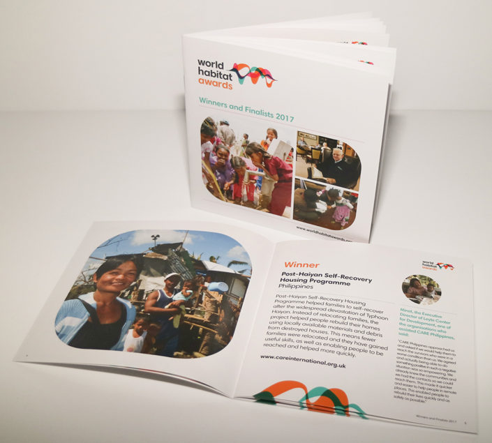 Word Habitat Awards Brochure